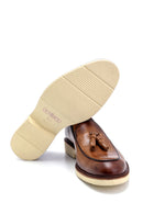 Men's Leather Tassel Detailed Loafer | Derimod