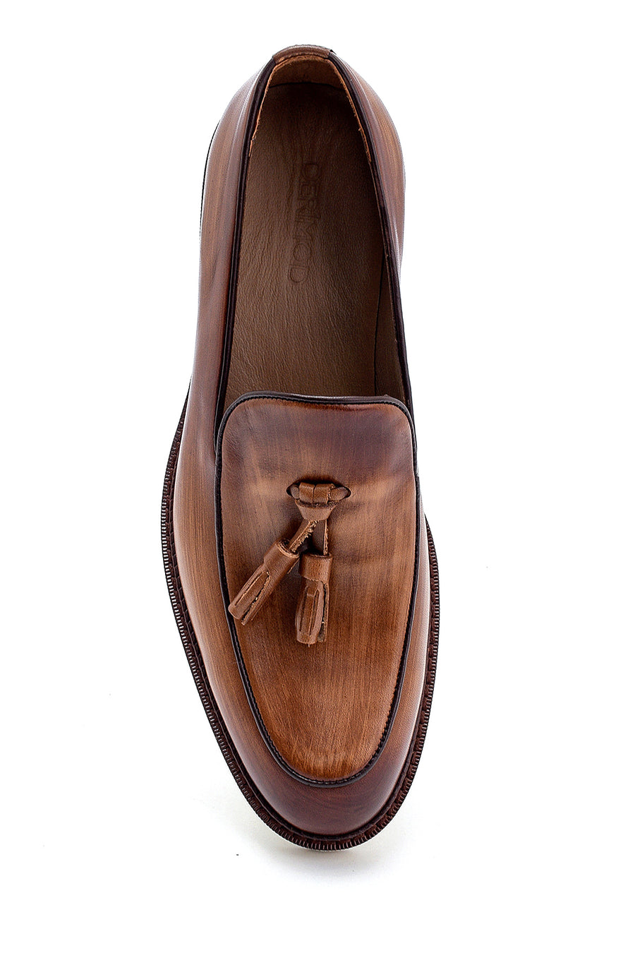 Men's Leather Tassel Detailed Loafer
