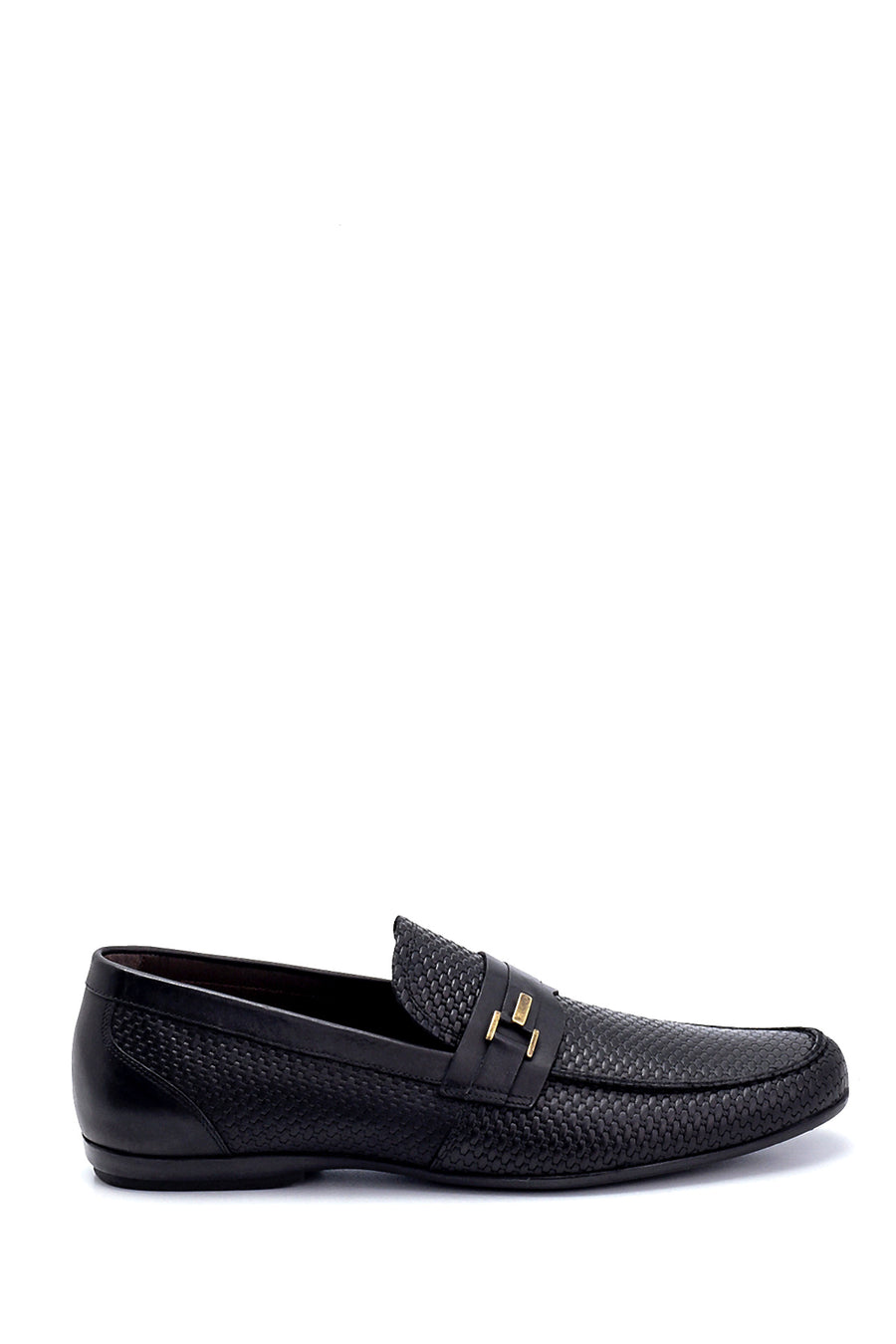 Men's Leather Print Detailed Loafer 21SFD636126 | Derimod