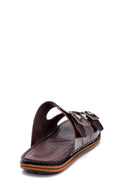 Men's Leather Slippers | Derimod