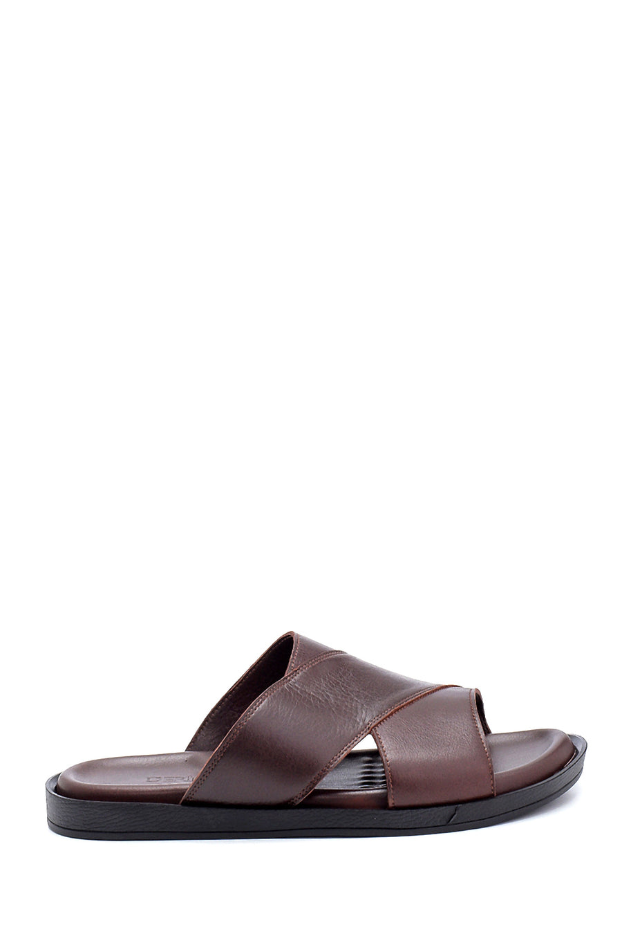 Men's Leather Slippers 21SFD6385FT | Derimod