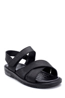 Men's Nubuck Strappy Sandals | Derimod