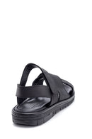 Men's Nubuck Strappy Sandals | Derimod