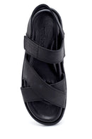 Men's Nubuck Strappy Sandals | Derimod