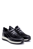 Men's Leather Nubuck Sneaker | Derimod