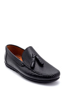 Men's Leather Tassel Detailed Loafer | Derimod