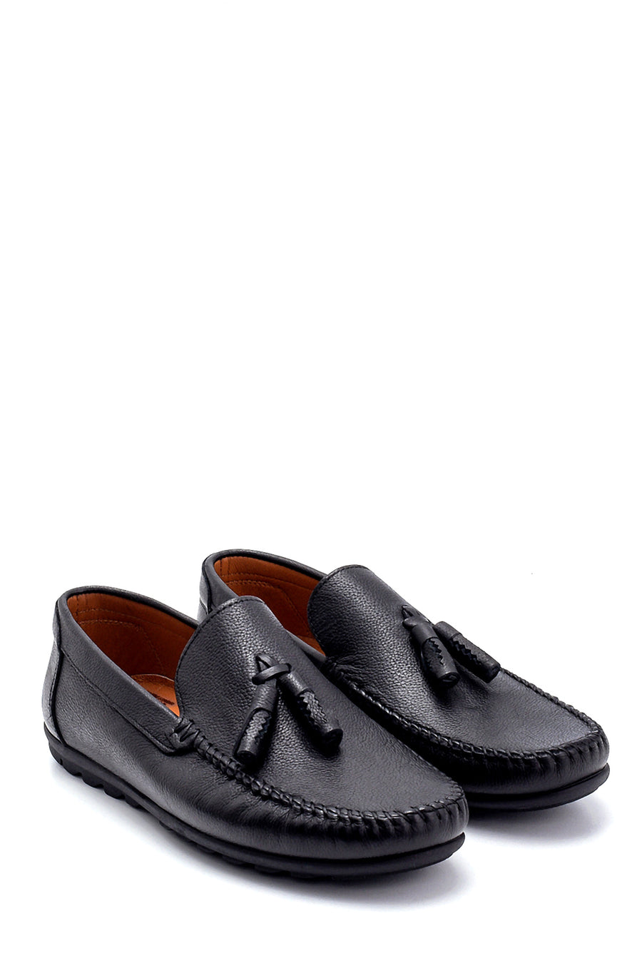Men's Leather Tassel Detailed Loafer