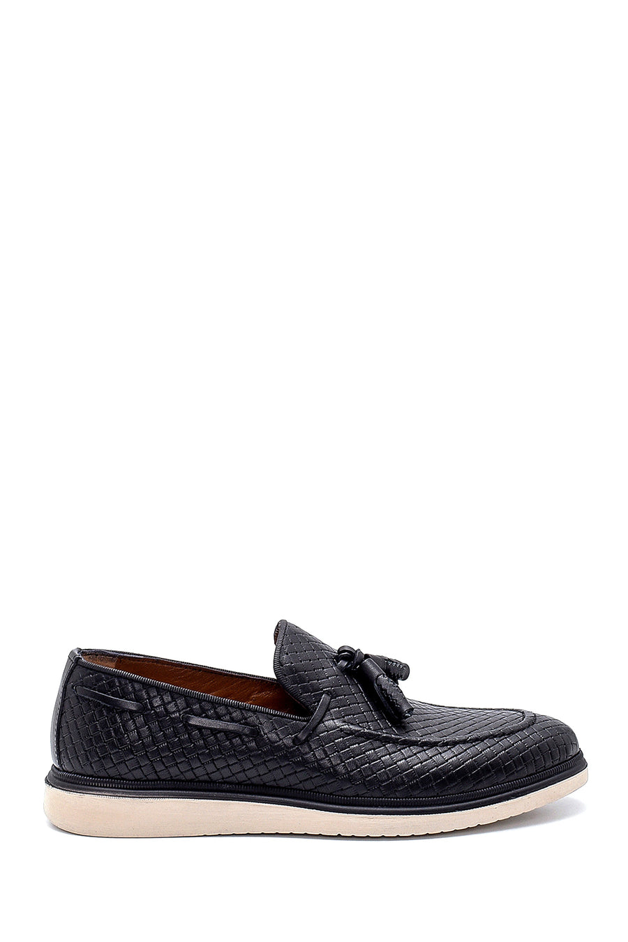 Men's Leather Printed Casual Loafer 21SFD646726 | Derimod