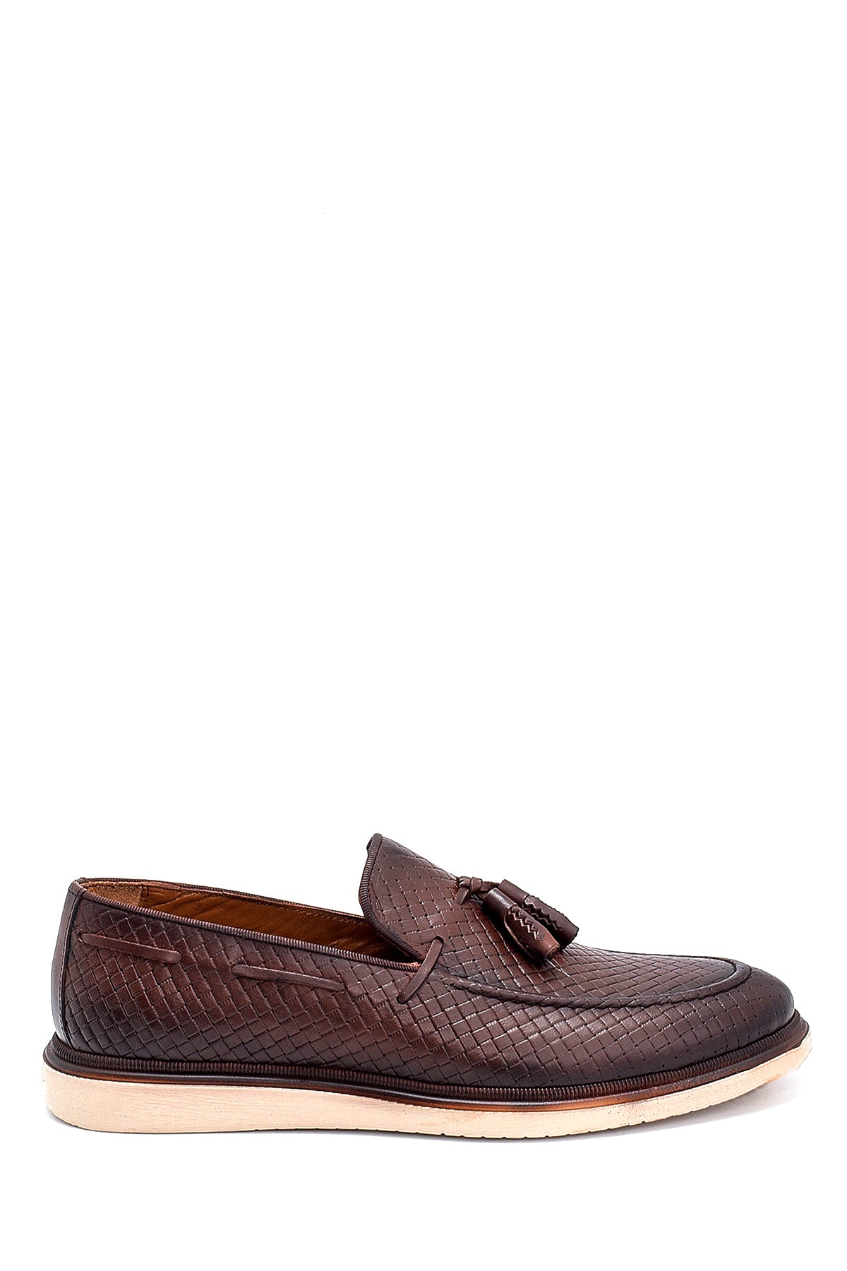 Men's Leather Printed Casual Loafer 21SFD646726 | Derimod
