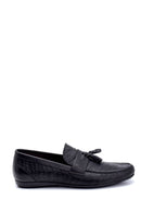 Men's Leather Printed Loafer | Derimod