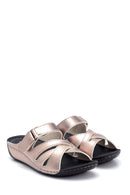 Women's Wedge Heeled Casual Slippers | Derimod