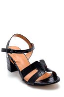 Women's Crocodile Patterned Sandals | Derimod