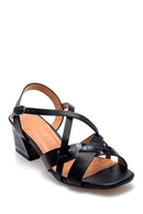 Women's Heel Detailed Sandals | Derimod