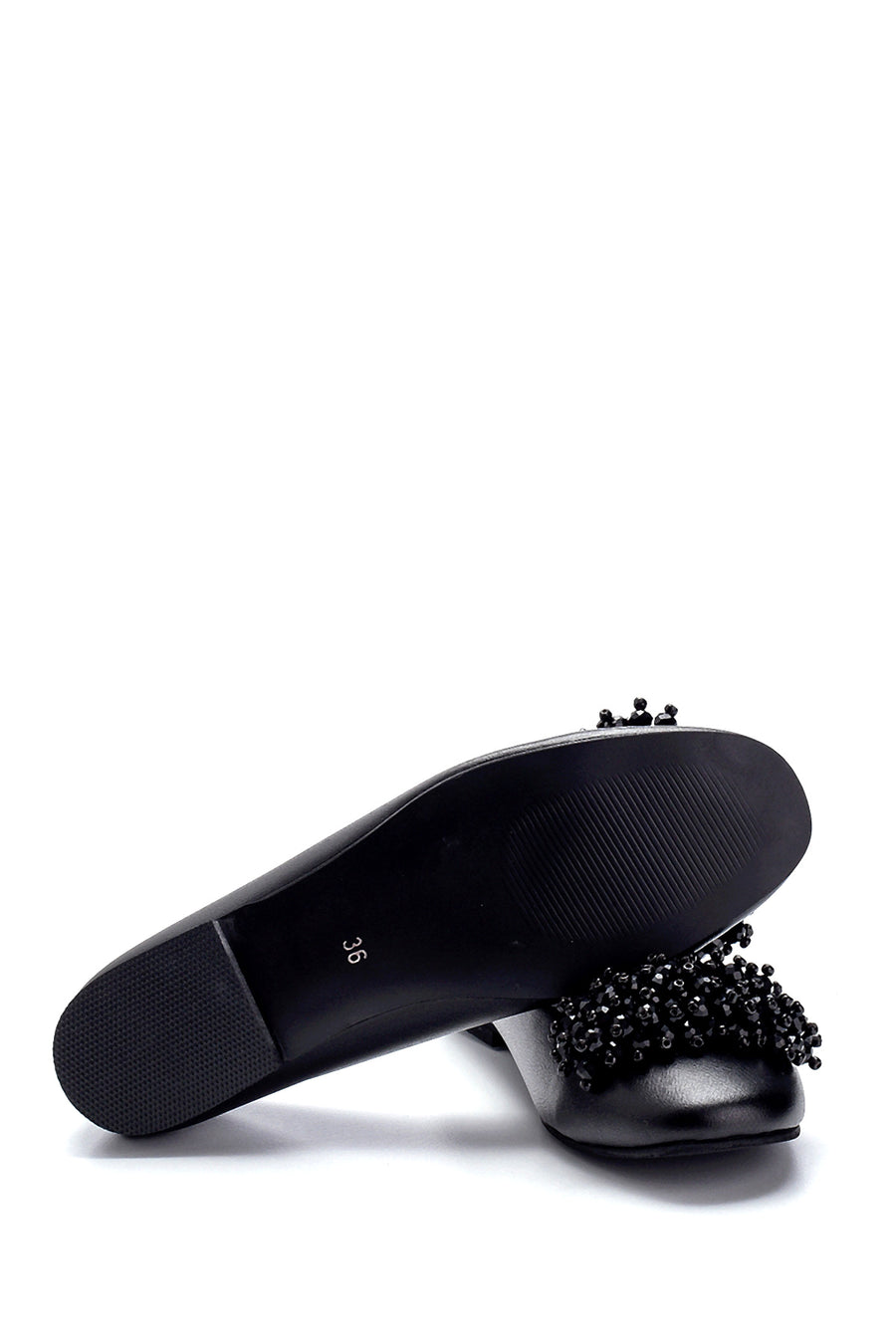 Women's Beaded Detailed Ballerinas