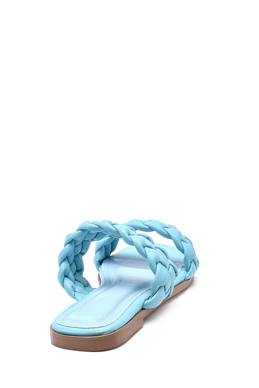 Women's Blue Braided Slippers