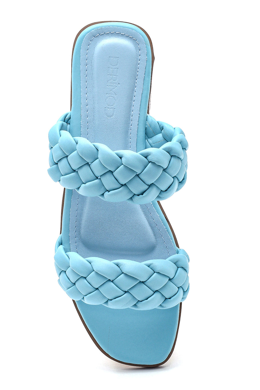 Women's Blue Braided Slippers
