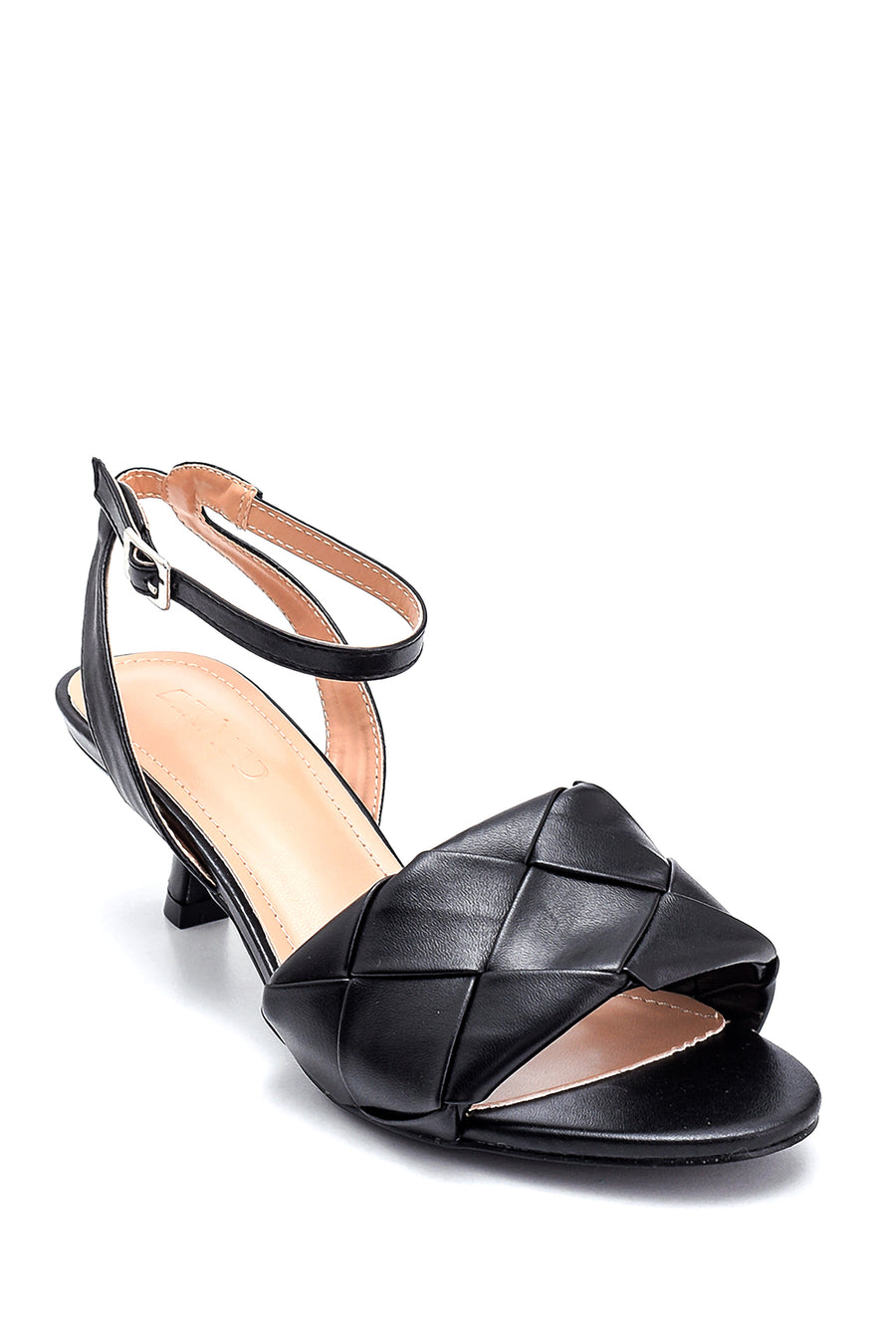 Women's Knitted Detailed Heeled Sandals
