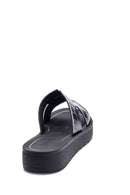 Women's Casual Crocodile Patterned Slippers | Derimod