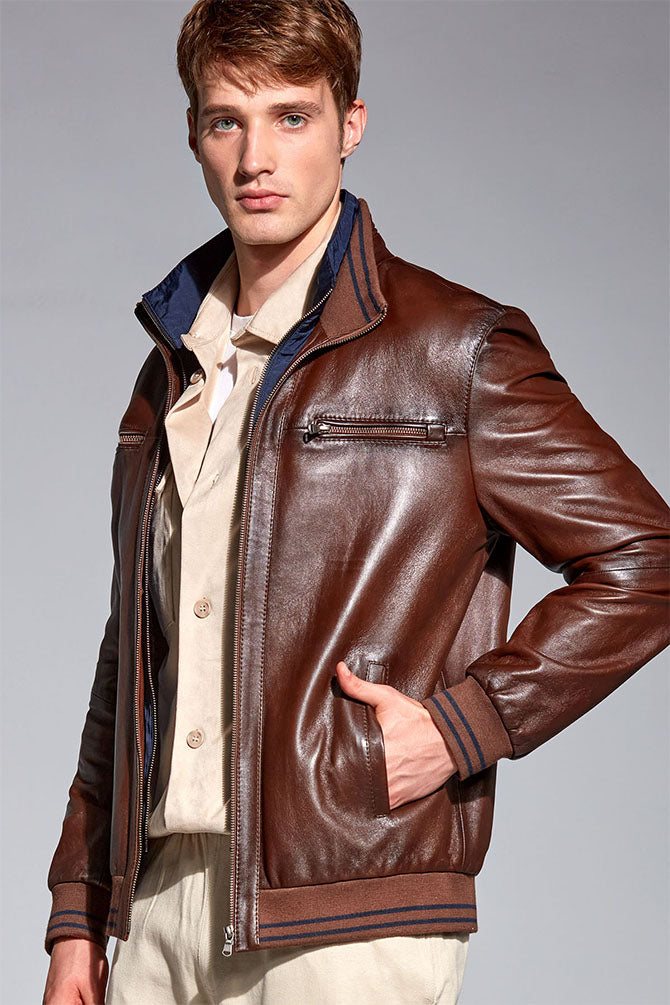 Jason Men's Leather Jacket
