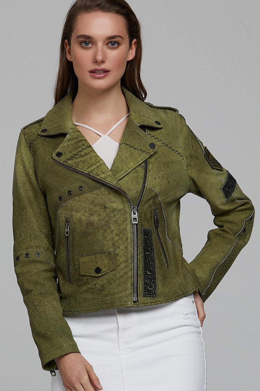 Women's Leather Coat
