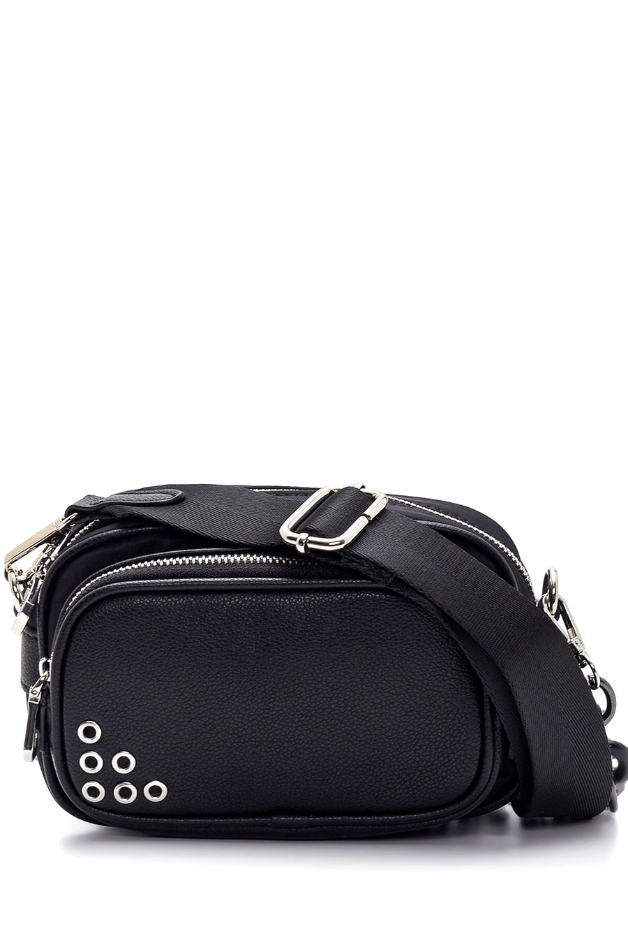 Women's Metal Detailed Crossbody Bag 21WBD246814 | Derimod