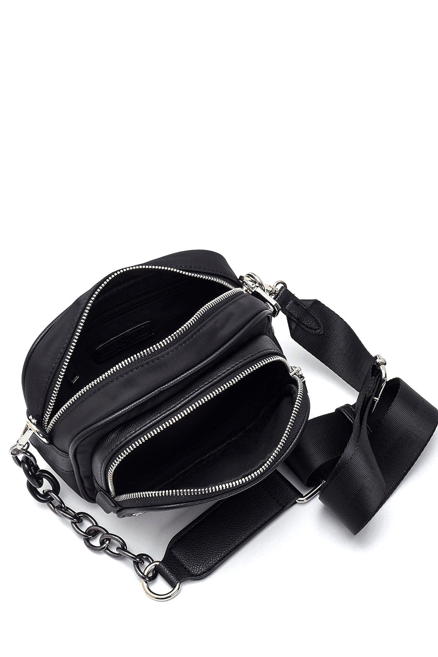Women's Metal Detailed Crossbody Bag