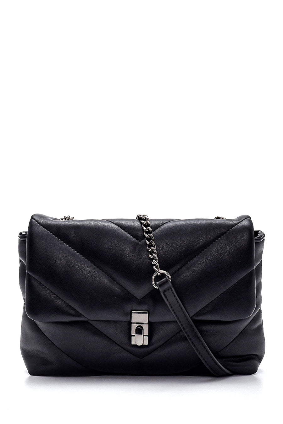 Women's Black Quilted Shoulder Bag 21WBD2469KP | Derimod
