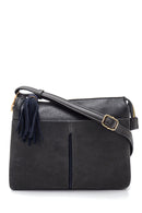 Women's Suede Detailed Crossbody Bag | Derimod
