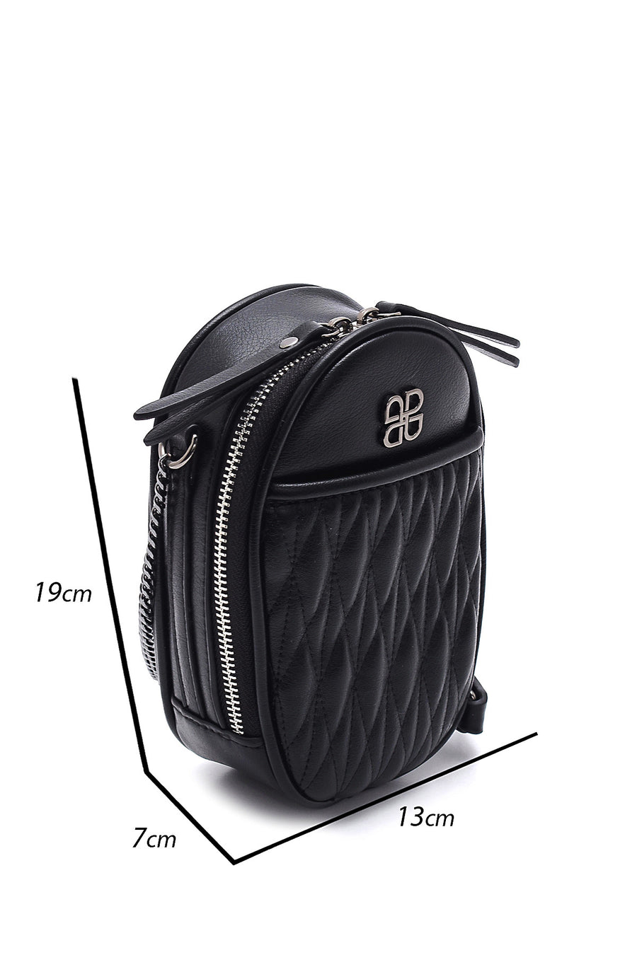Women's Geometric Patterned Mini Crossbody Bag