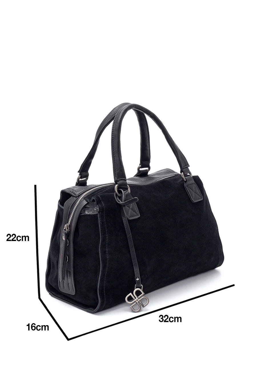 Women's Suede Handbag 21WBD253010 | Derimod