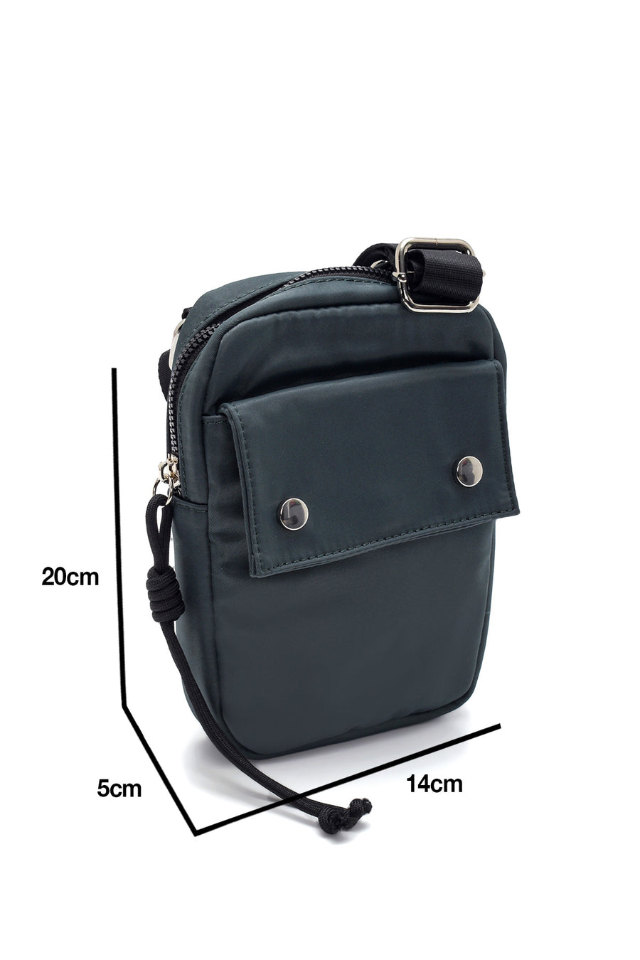 Men's Green Crossbody Bag