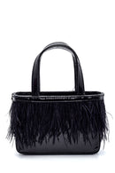 Women's Feathered Snake Patterned Derimod X Whenever Company Mini Hand Bag | Derimod