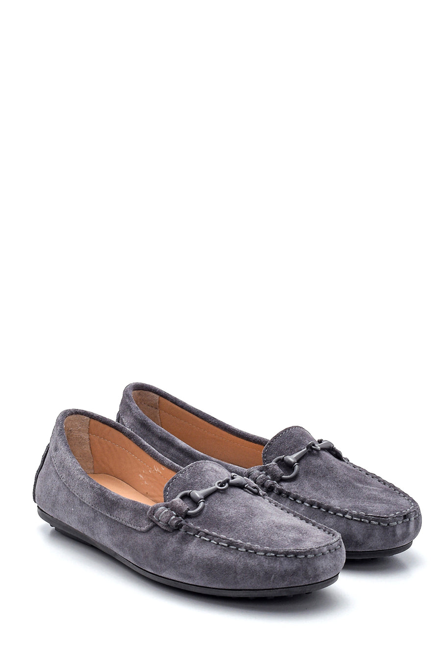Kadın Deri Süet Loafer