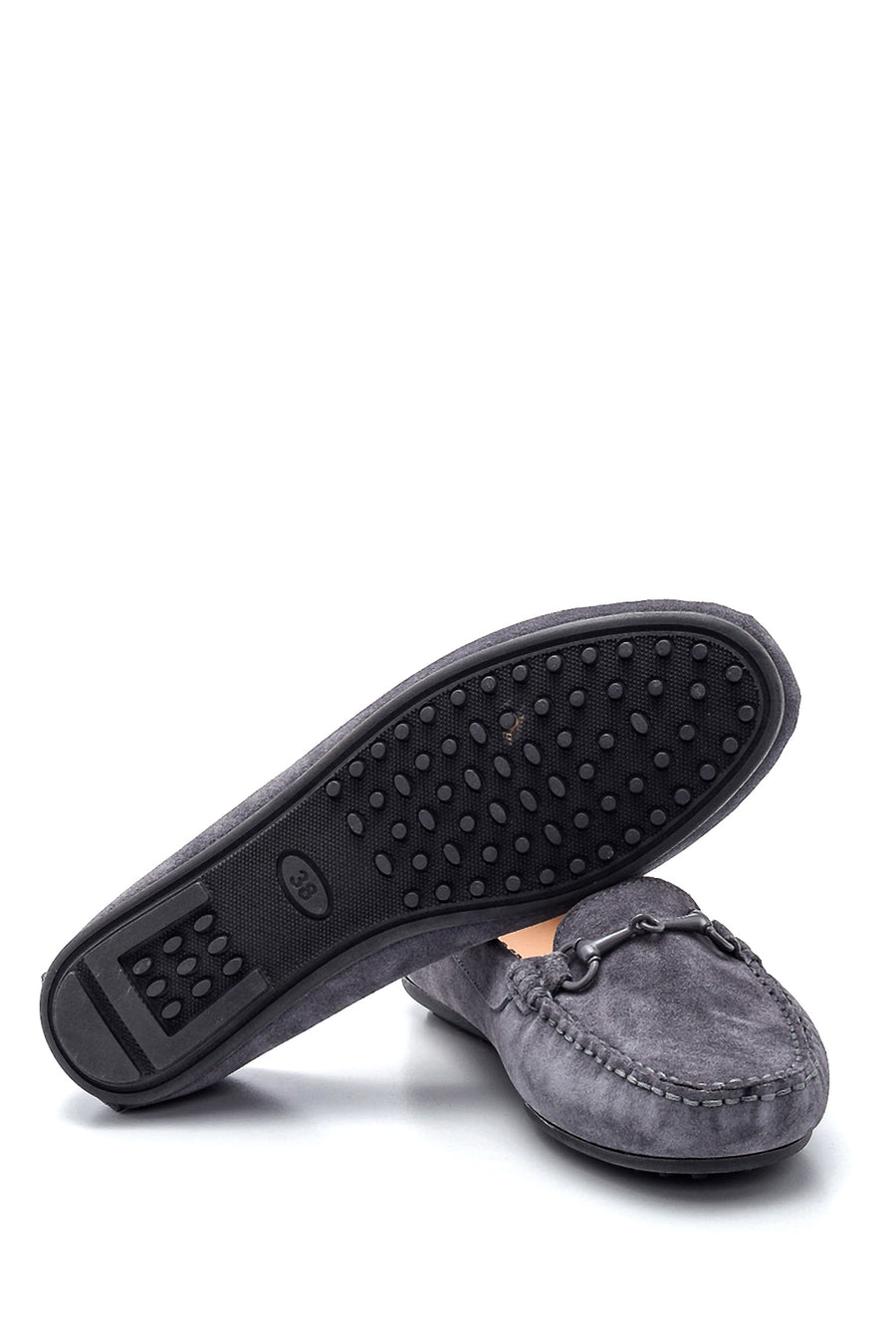 Kadın Deri Süet Loafer