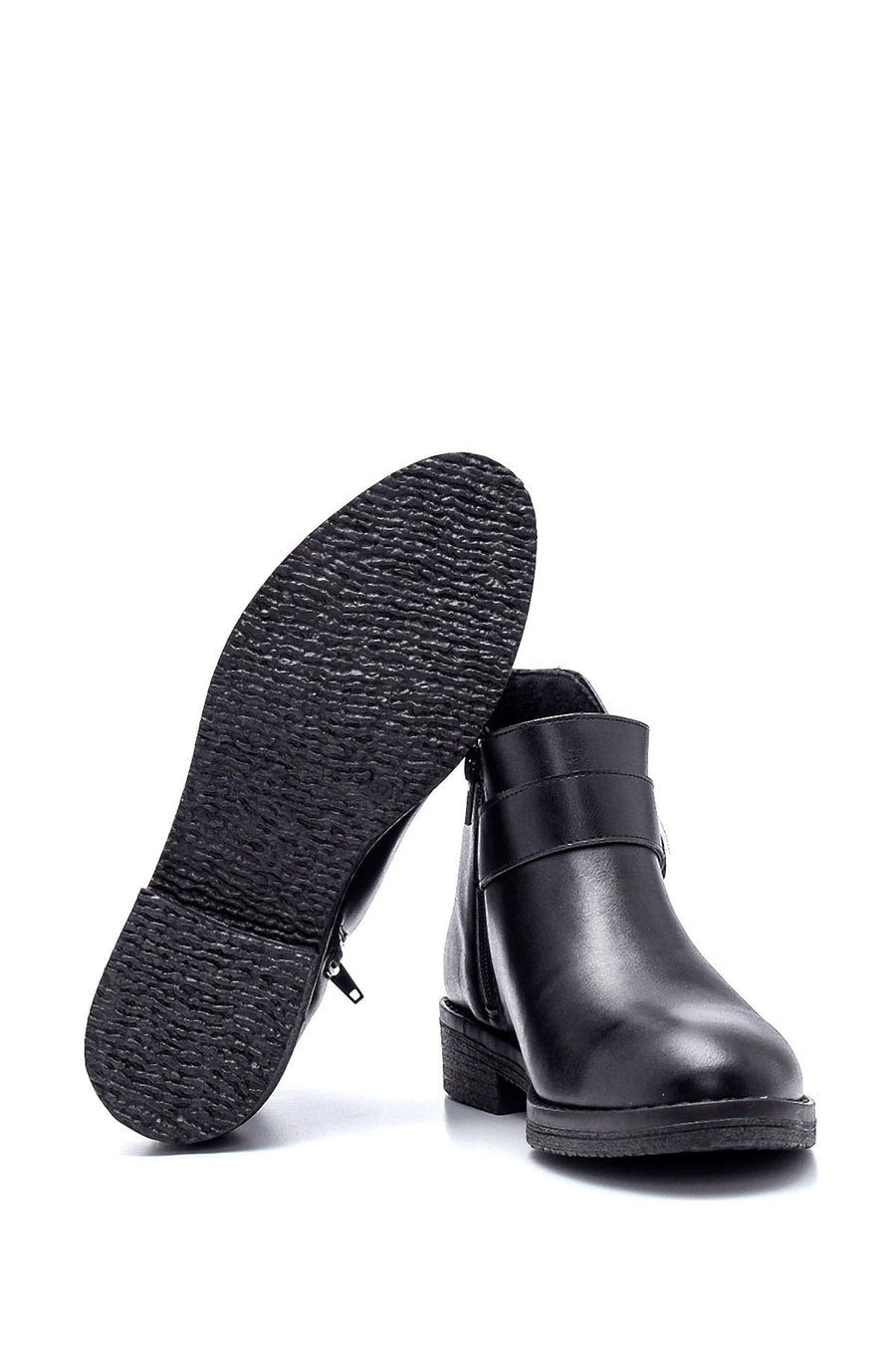 Women's Buckle Detailed Boots