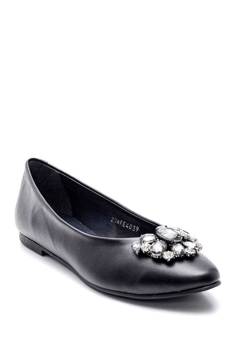 Women's Stone Detailed Ballerinas