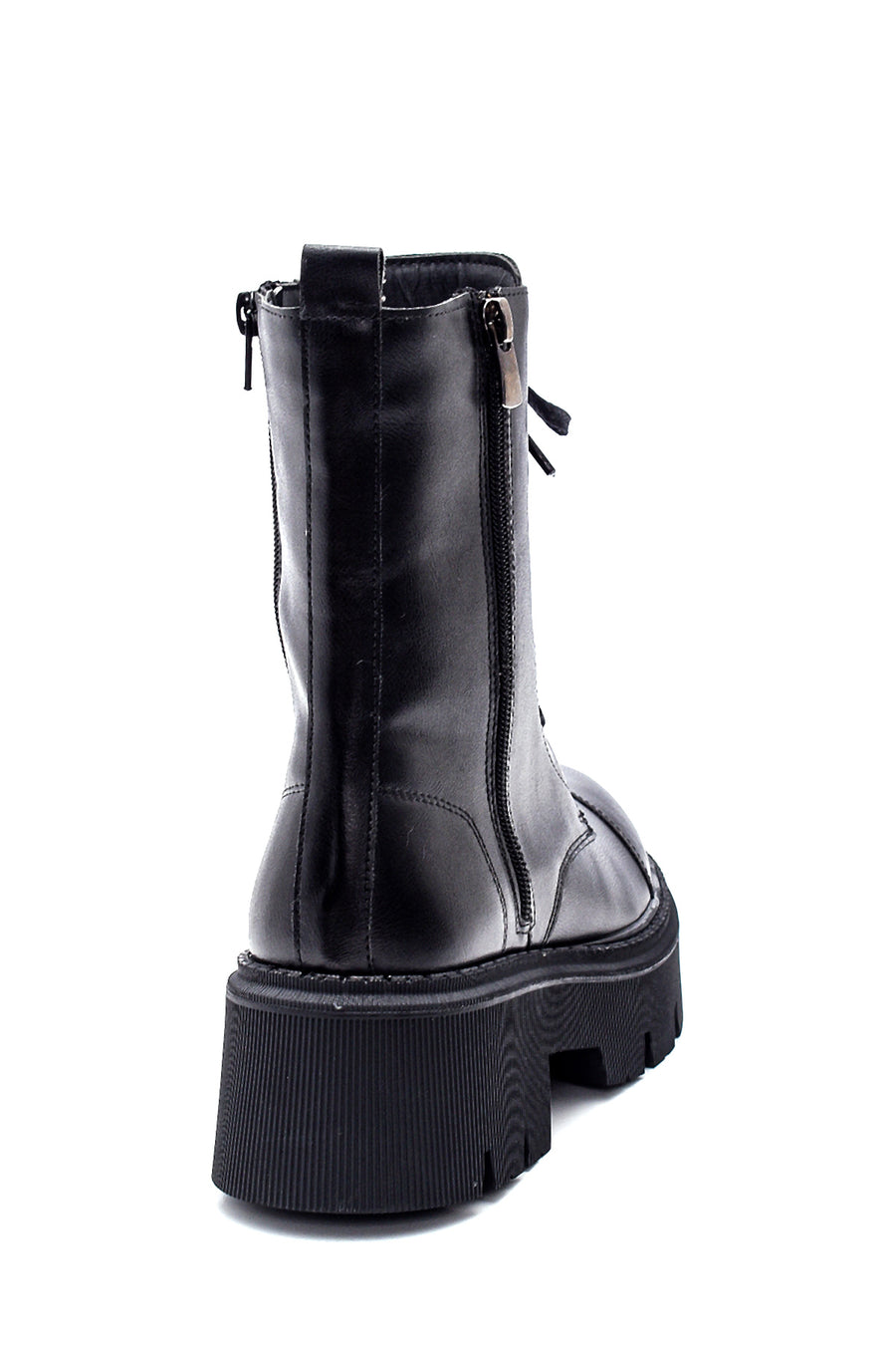 Women's Zippered Thick Soled Boots