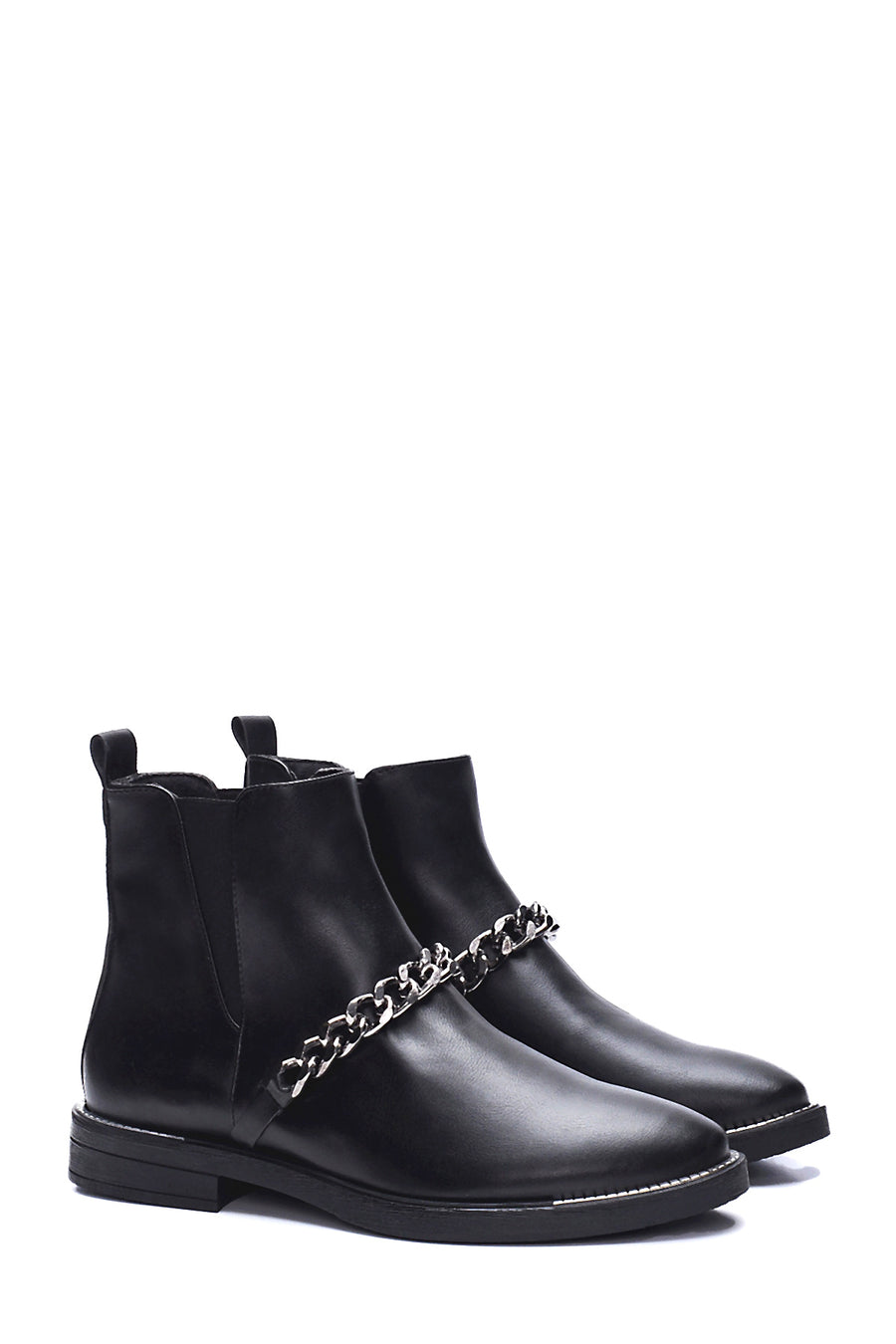 Women's Chain Chelsea Boots