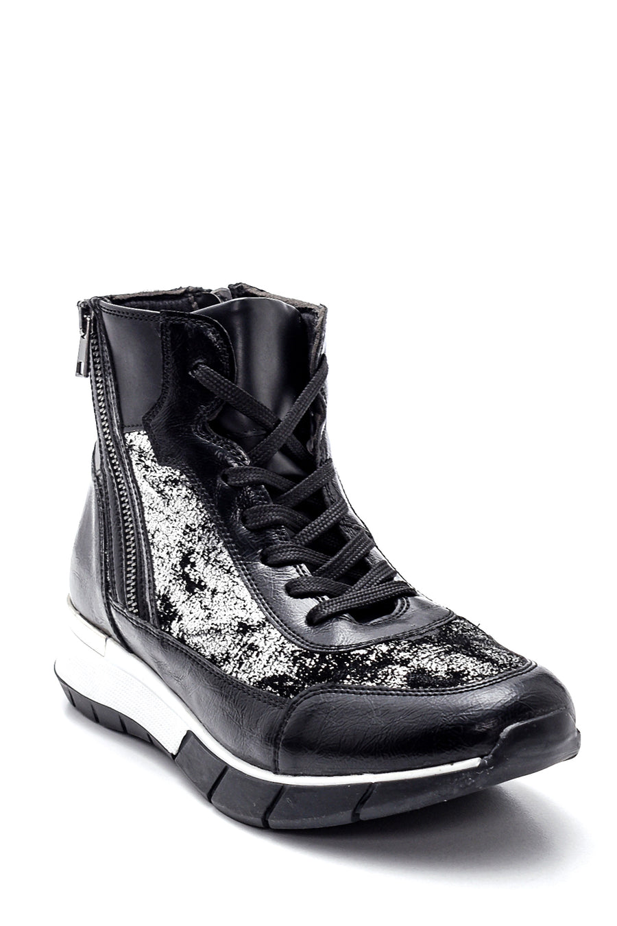 Women's Zipper Detailed Sneaker Boots