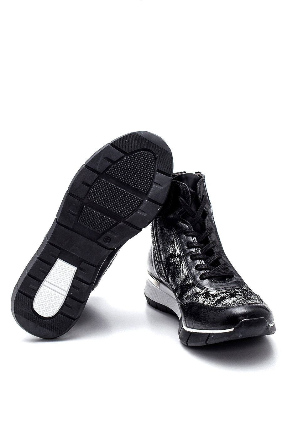 Women's Zipper Detailed Sneaker Boots