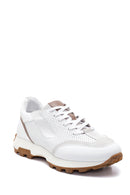 Erkek Deri Desenli Sneaker | Derimod