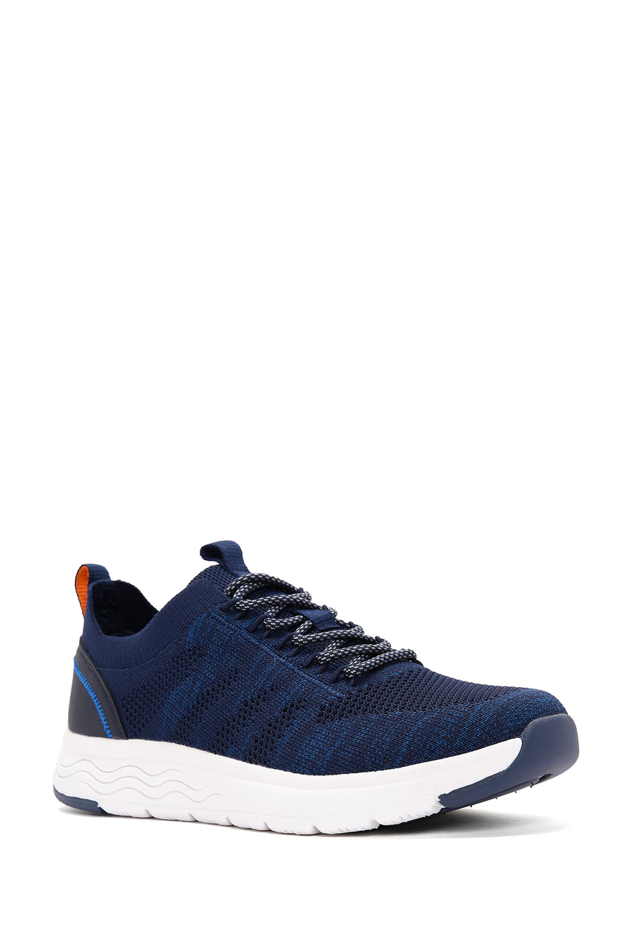 Derimod Zero Men's Navy Blue Lace-Up Thick Soled Fabric Sneaker