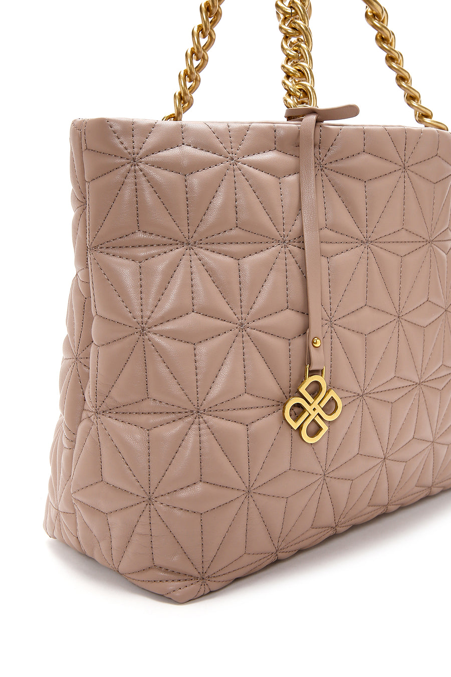 Women's Brown Quilted Shoulder Bag