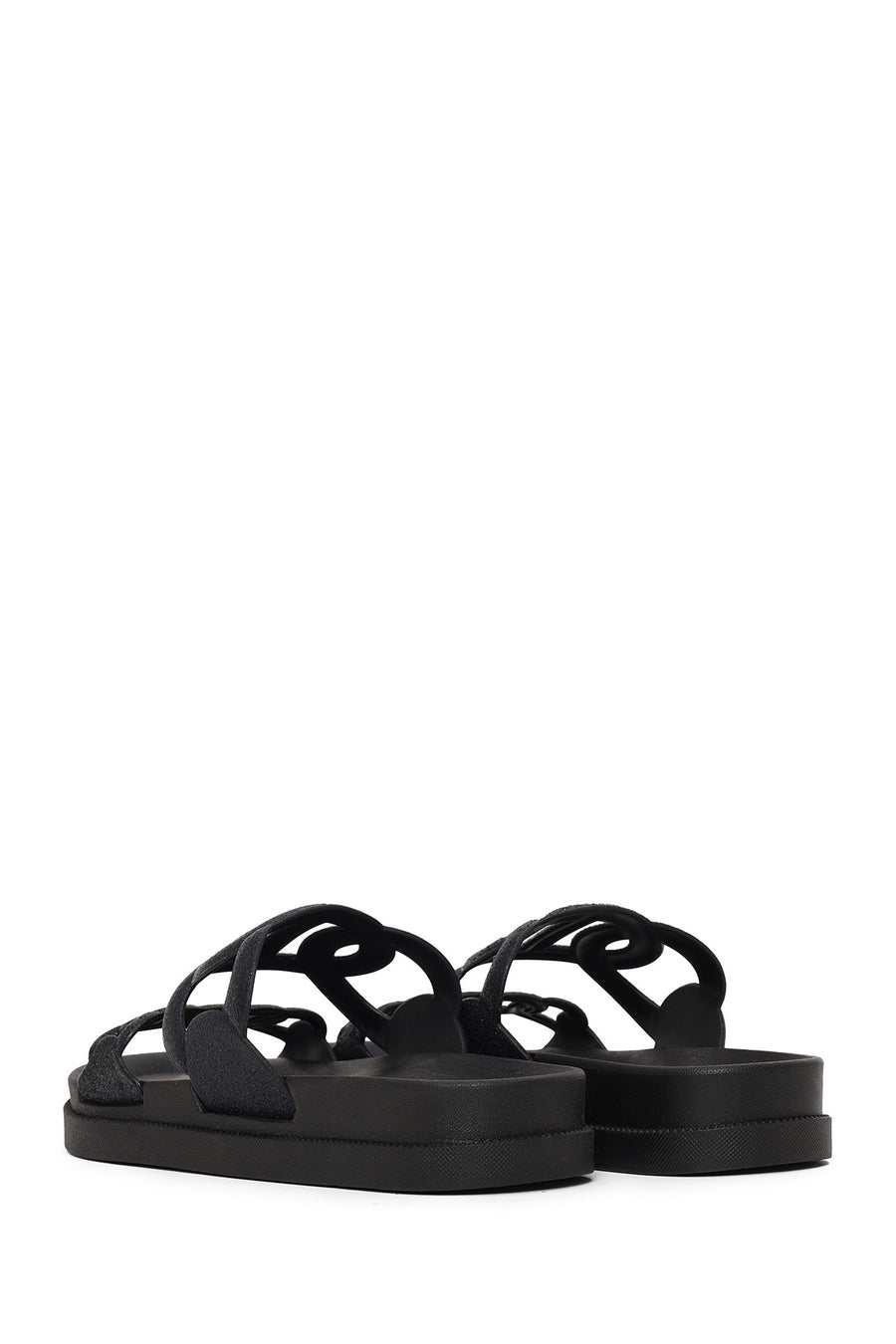 Woman Black Jelly Slipper