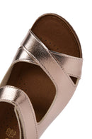 Kadın Bronz Bantlı Comfort Sandalet | Derimod
