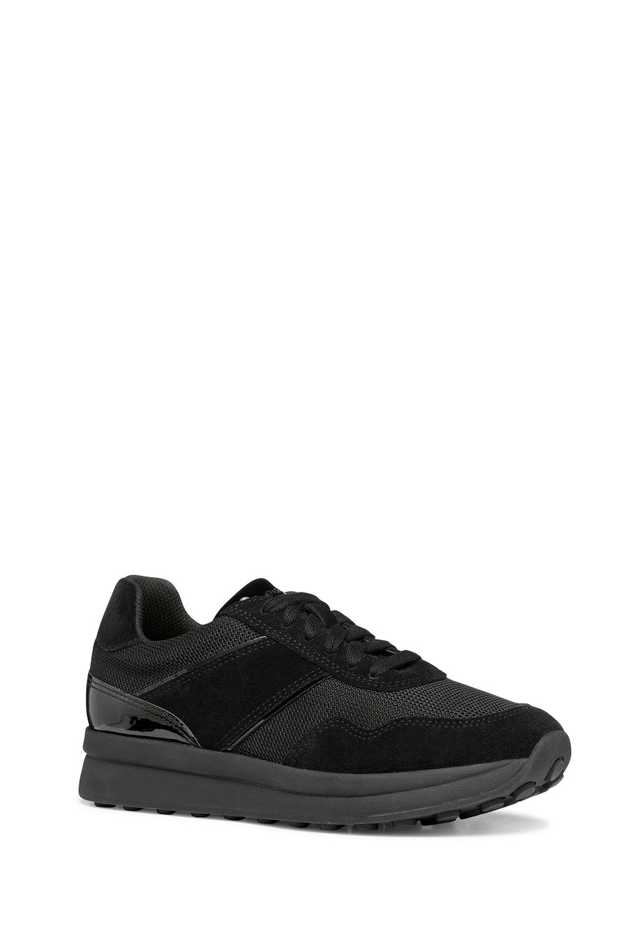 Geox Women's Black D Runntix Lace-Up Sneakers