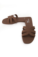Woman Brown Jelly Slipper | Derimod