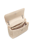 Women's Beige Faux Leather Shoulder Bag | Derimod