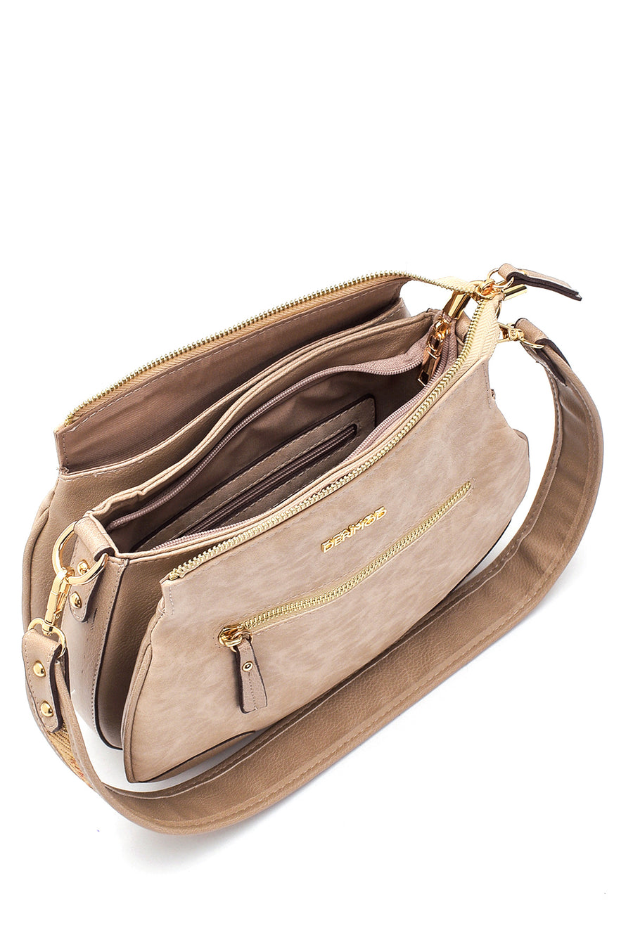 Women's Nubuck Crossbody Bag
