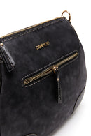 Women's Nubuck Crossbody Bag | Derimod